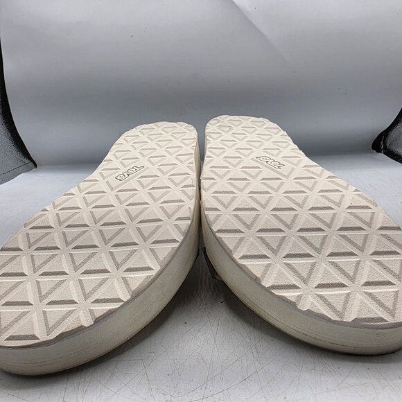 Teva Flatform Womens 8 Platform Sandals Universal Metallic Shimmer Multi Strappy - Picture 11 of 13